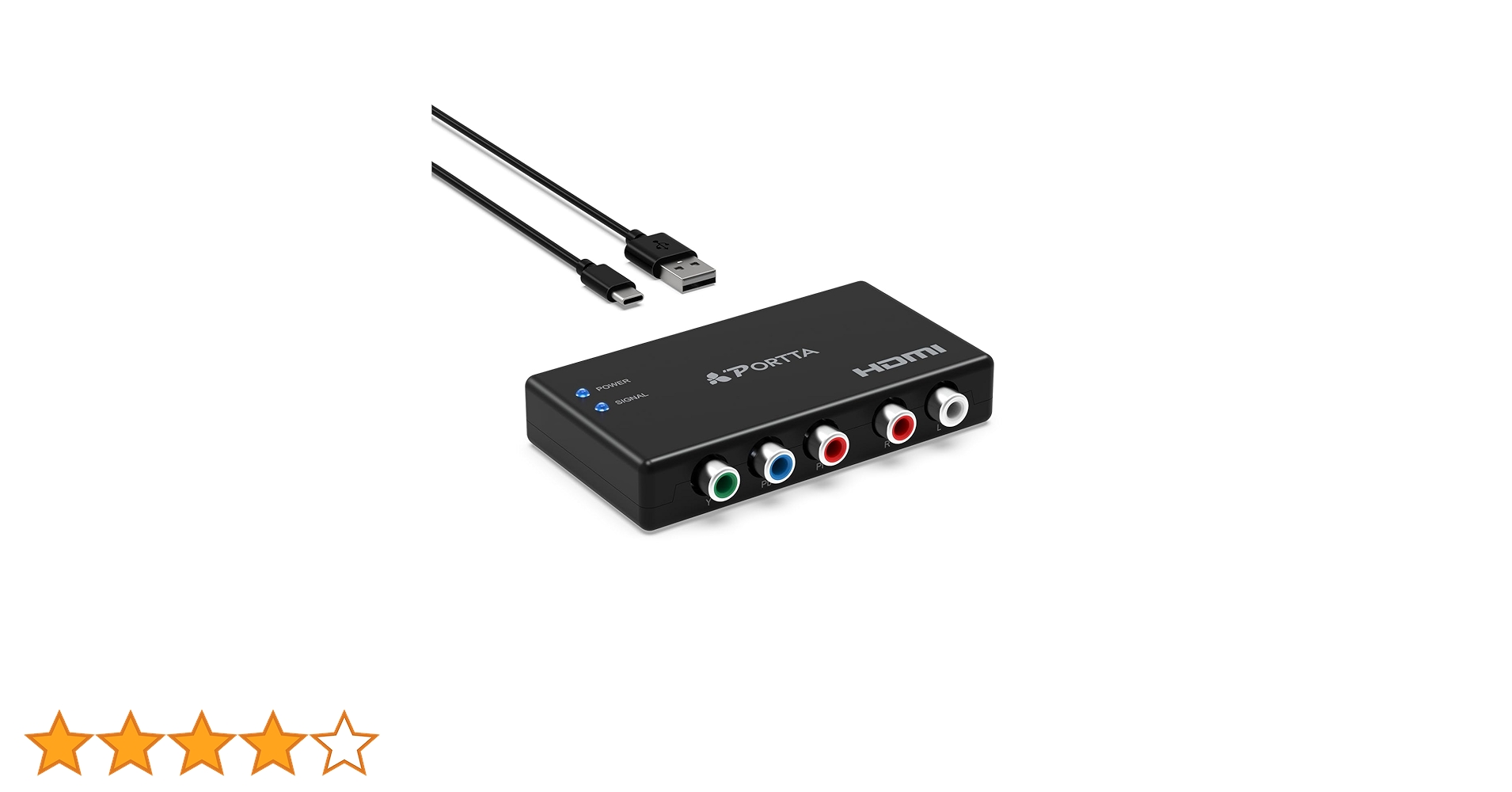 RGB to HDMI VGAとコンポーネントと音声入力対応 Amazon | コンポーネント to HDMI 変換器 スケーラー機能付き